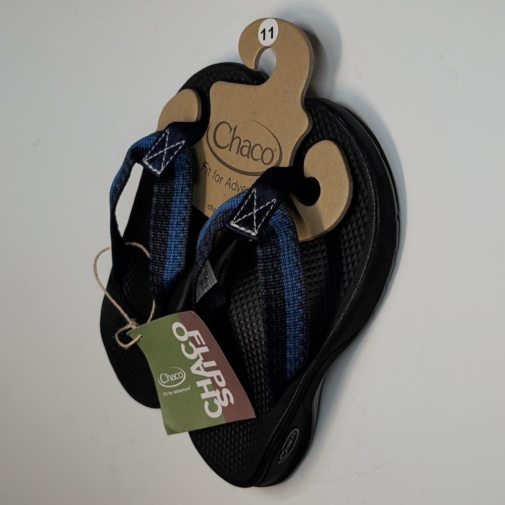 Chaco Bit-O-Flip Ecotread Boy's 11 NWT Lizard Skin Flip- Flop Sandal J180161Y